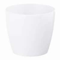 Osłonka-Doniczka Magnolia Ø 155 mm Flat Biała Perła