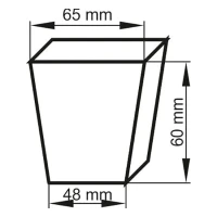 Wielodoniczka Do Rozsady 65x65x60 - 28 komórek - wymiary