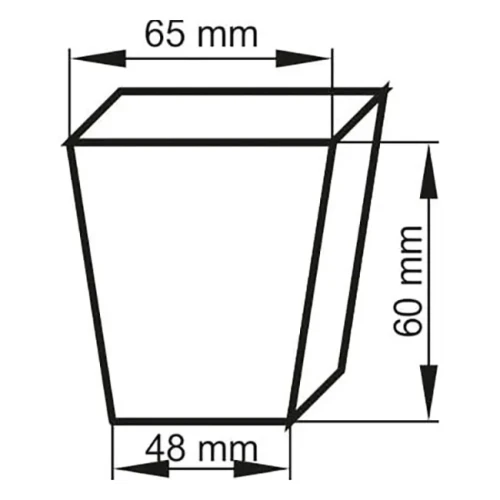 Wielodoniczka Do Rozsady 65x65x60 - 28 komórek - wymiary
