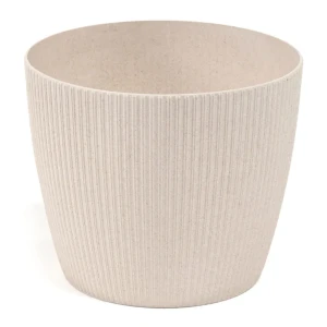 Osłonka-Doniczka Ø 110 mm Magnolia Eco Wood Jumper Biała