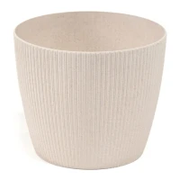 Osłonka-Doniczka Ø 140 mm Magnolia Eco Wood Jumper Biała