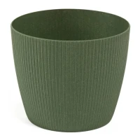 Osłonka-Doniczka Ø 110 mm Magnolia Eco Wood Jumper Zielony Leśny