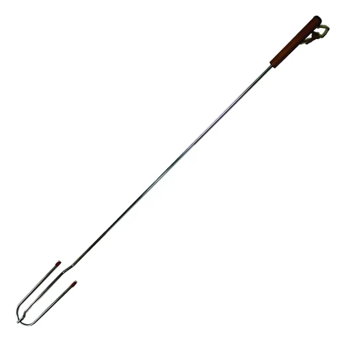 Kij do ogniska na kiełbaski - 102 cm - stal chromowana - GrillMaster MG279