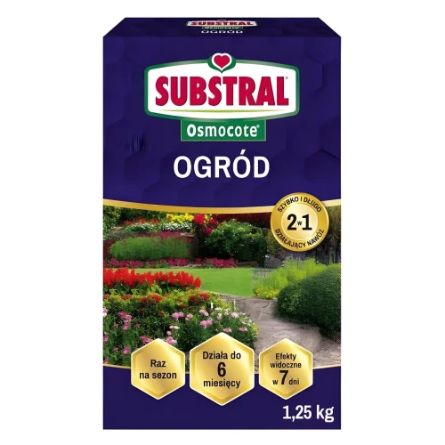 Nawóz Do Roślin Ogrodowych 2w1 – Osmocote Ogród Długodziałajacy – 1,25 kg Substral