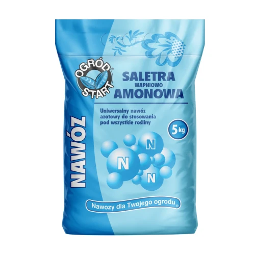 Saletra wapniowo-amonowa – uniwersalny nawóz azotowy – 5 kg Ogród Start