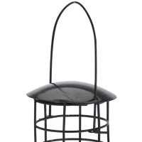 Metalowy karmnik dla ptaków na kule tłuszczowe 23 x 8,5 cm 4