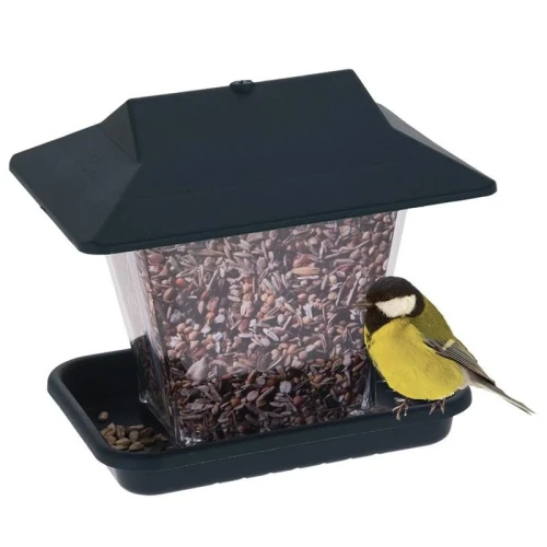 Karmnik dla ptaków na ziarno 19,5 x 17,5 x 14,5 cm