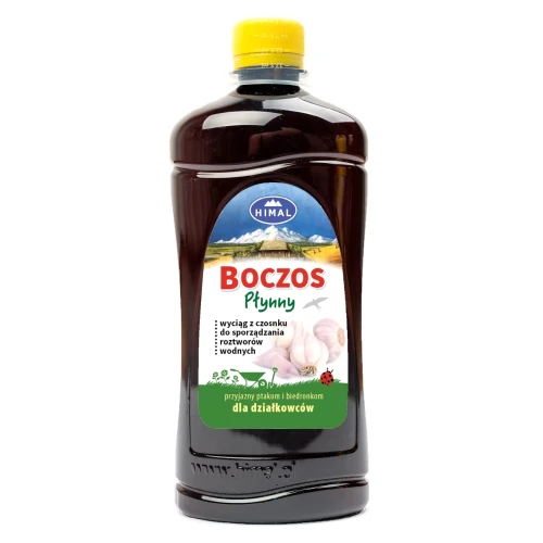 Boczos 500 ml – płynny wyciąg z czosnku – preparat na choroby i szkodniki roślin  – Himal