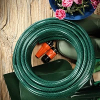 Wąż ogrodowy 3-warstwowy – Economic 1-2 cala 20 m + zraszacz + złączki + przyłącze - zestaw - Cellfast foto 2