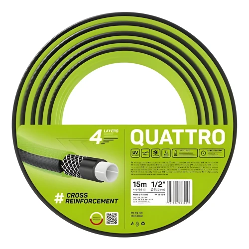 Wąż ogrodowy 4-warstwowy – Quattro 1-2 cala 15 m – Cellfast