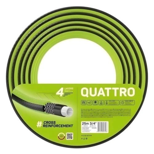 Wąż ogrodowy 4-warstwowy – Quattro 3-4 cala 25 m – Cellfast