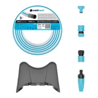 Wąż ogrodowy 1-2 cala 20 m + wieszak na wąż + zraszacze + złączki - Basic Cellfast zestaw