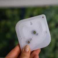 Termometr wewnętrzny z higrometrem – biały foto 3