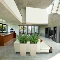 Doniczka Finezja – Lamela - biała - aranżacja 2