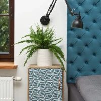 Osłonka-Doniczka 190 mm Malwa Dłuto – biała – Lamela - aranżacja 2