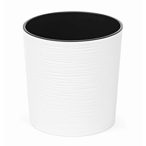 Osłonka-Doniczka 250 mm Malwa Dłuto – biała – Lamela