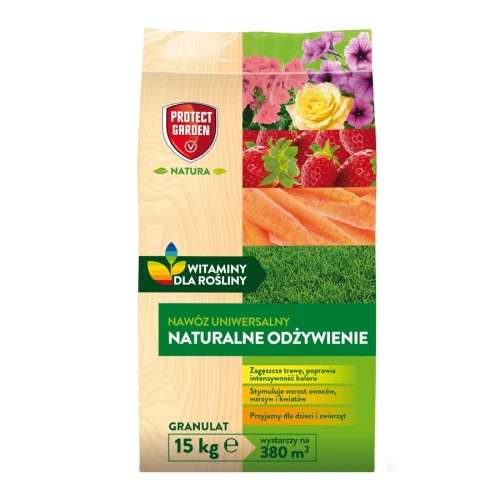 Nawóz uniwersalny Naturalne Odżywienie – Witaminy Dla Rośliny – 15 kg Protect Garden