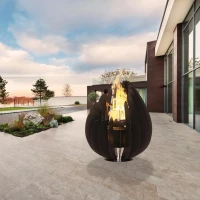 Palenisko ogrodowe stalowe – Tulip – 85 x 85 x 100 cm Unico foto 4