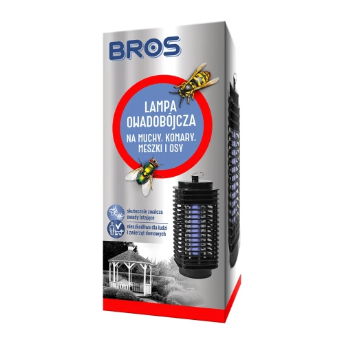 Lampa owadobójcza – na komary, muchy, meszki i osy – Bros