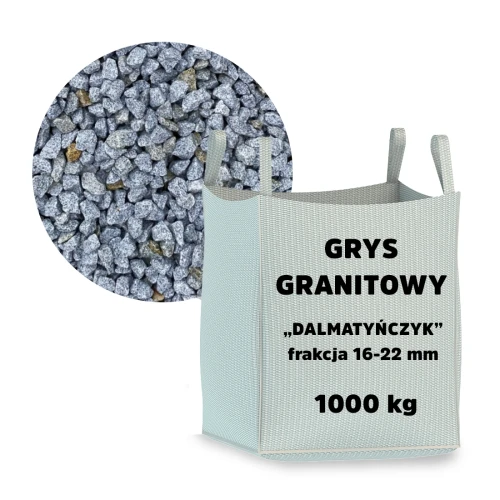 Grys granitowy „Dalmatyńczyk” 16-22 mm – big bag – 1 tona
