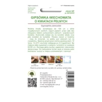 Gipsówka wiechowata – biała – 1 g Legutko tył
