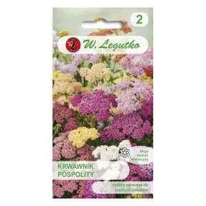 Krwawnik pospolity – mix kolorów, bylina miododajna – Nasiona Legutko