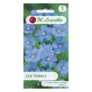 Len trwały – niebieski, bylina do rabat i skalniaków – Nasiona Legutko