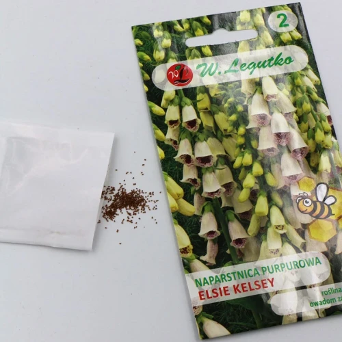 Naparstnica purpurowa Elsie Kelsey – biała – 0,1 g Legutko foto