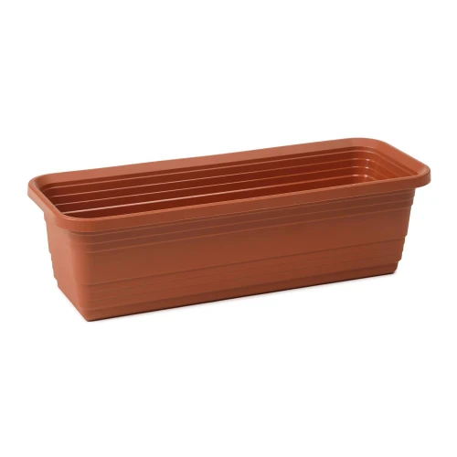 Skrzynka balkonowa Bona 50 cm – ceglasty – Lamela