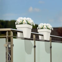 Donica balustradowa Lobelia 45 cm – kremowy – Lamela foto