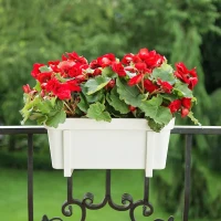 Uchwyt do skrzynki balkonowej Lobelia Bona – antracyt – 1 szt. Lamela foto