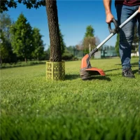 Osłonka ochrona na pnie drzew – zielona – 20x33 cm 3 szt. Bradas foto