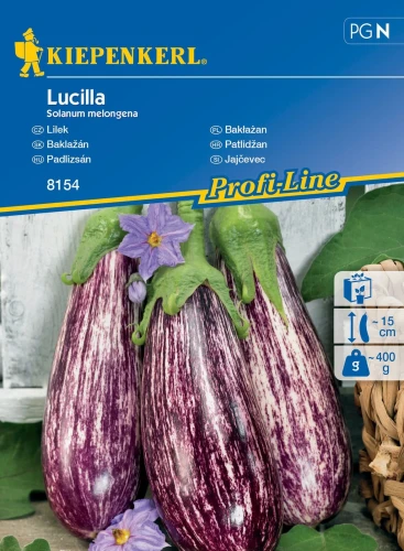 Bakłażan 'Lucilla' F1 – Nasiona – Kiepenkerl przód