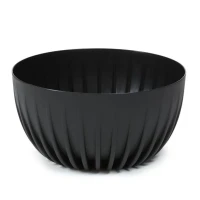 Doniczka Misa Mira Eco Recycled 240 mm Czarna