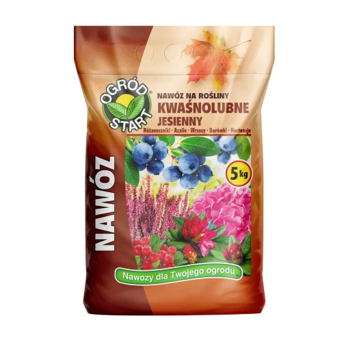 Nawóz Jesienny Do Borówek, Kwaśnolubnych, Wrzosów 5 kg - Ogród Start