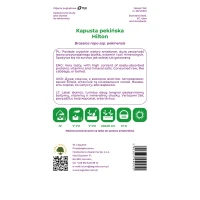 Kapusta Pekińska Hilton 0,5 g Legutko tył