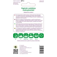 Ogórek Ozdobny Meksykański 0,05 g Legutko tył