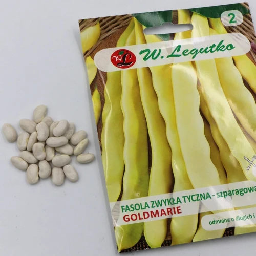 Fasola Szparagowa Goldmarie 10 g Legutko foto
