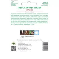 Fasola Tyczna Jimenez 20 g Legutko tył