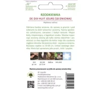 Rzodkiewka De Dix-Huit Jours 7,5 g Legutko nasiona tył