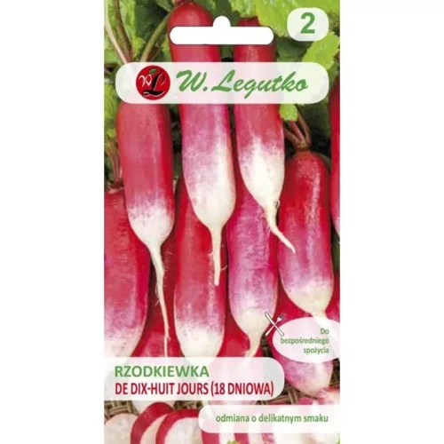 Rzodkiewka De Dix-Huit Jours 7,5 g Legutko nasiona przód