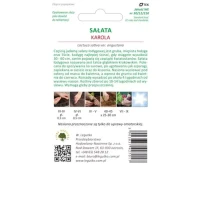 Sałata Łodygowa Czerwona Karola 0,5 g Legutko nasiona tył