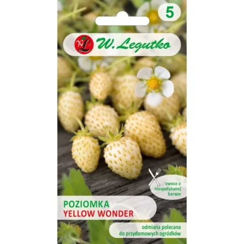 Poziomka Żółta Yellow Wonder 0,1 g Legutko nasiona przód