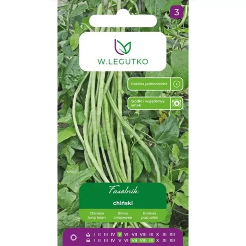 Fasolnik Chiński 5 g Legutko nasiona przód