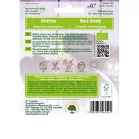 Oberżyna Black Beauty 0,50 g Legutko nasiona tył