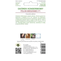 Ogórek Polan F1 5 g Legutko nasiona tył