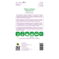 Arbuz Rosario F1 1 g Legutko nasiona tył