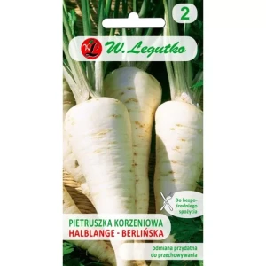 Pietruszka korzeniowa ‘Halblange Berlińska’ – nasiona do przechowywania – Legutko