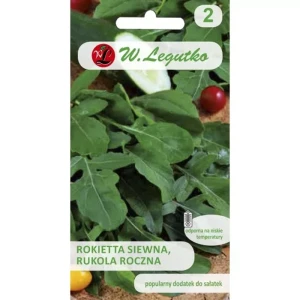 Rokietta Siewna – aromatyczne liście rukoli do całosezonowego zbioru – nasiona Legutko