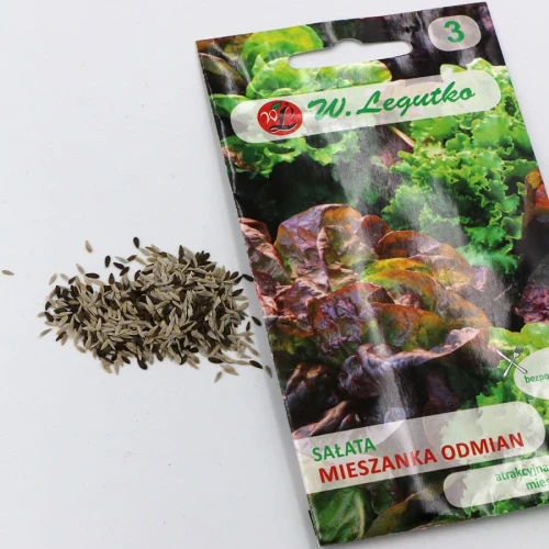 Sałata Mieszanka Odmian 1,5 g Legutko nasiona foto